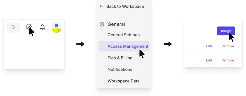 assign roles to members on Camelo scheduling app