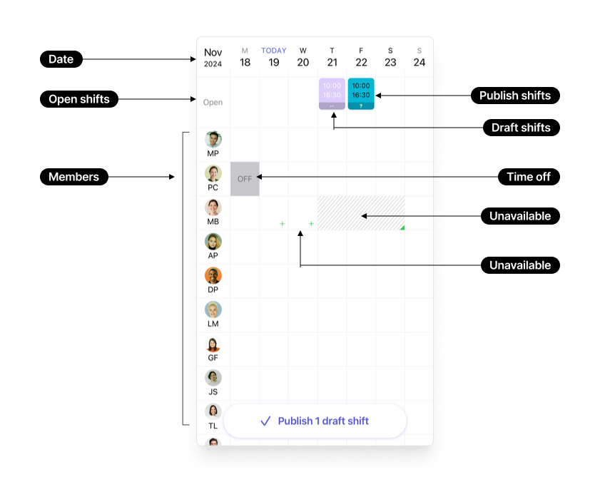 camelo scheduler on mobile app